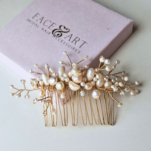 zoetwater parel haarkam