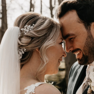 bruidsaccessoire met natuursteentjes