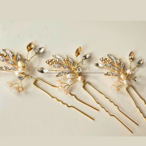 luxe bridal hairpins